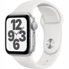 Viedpulkstenis Apple Watch SE GPS 44mm Silver Aluminium Case with White Sport Band [Mazlietots]